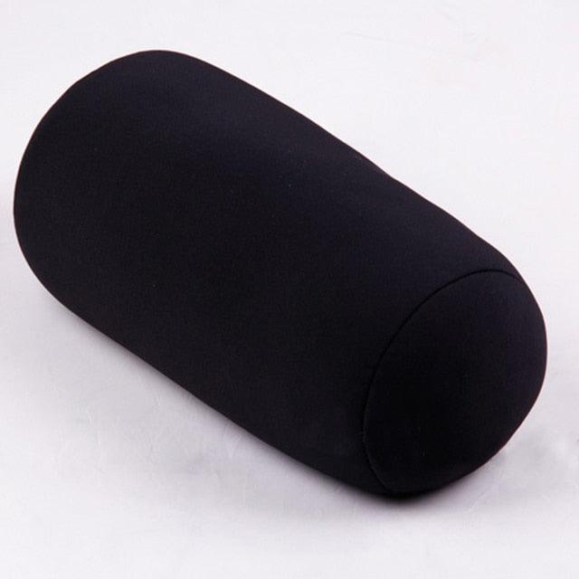 Super soft Head Pillow Case Micro Mini Microbead Back Cushion Pillow Roll Pillow Head Convenient Travel Pillow Microbead Bolster Tube Pillow Smooth Cool Touch Fabric Neck or Back Support Pillow Hypoallergenic Bed Decoration Stevvex