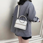 Super Stylish Square bag For Females High quality PU Leather Women's Designer Handbag Travel Shoulder Bag Stevvex