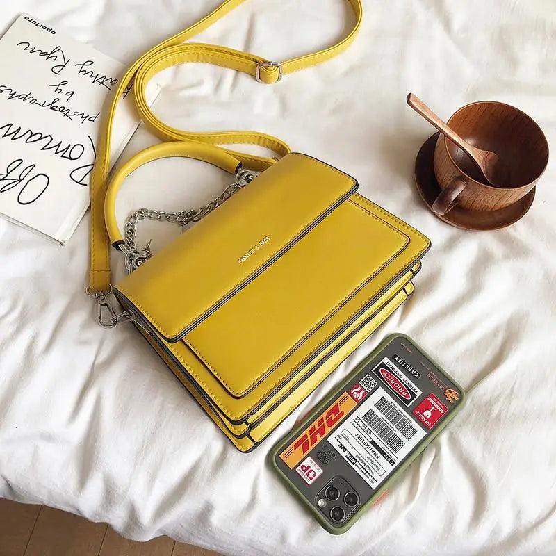 Super Stylish Square bag For Females High quality PU Leather Women's Designer Handbag Travel Shoulder Bag Stevvex