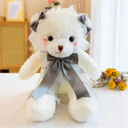 Superior Quality Cute Teddy Bear With Dress Plush Doll Stuffed Animals Kids Toys Room Decor, Christmas,VE Valentine Gifts Stevvex