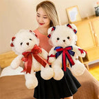 Superior Quality Cute Teddy Bear With Dress Plush Doll Stuffed Animals Kids Toys Room Decor, Christmas,VE Valentine Gifts Stevvex