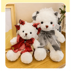Superior Quality Cute Teddy Bear With Dress Plush Doll Stuffed Animals Kids Toys Room Decor, Christmas,VE Valentine Gifts Stevvex