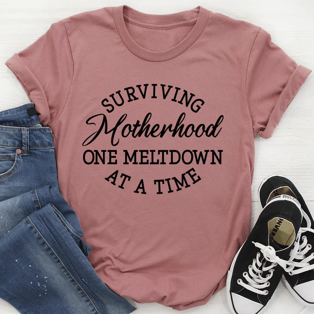 Surviving Motherhood Tee - SJB-DIAMOND ELITES