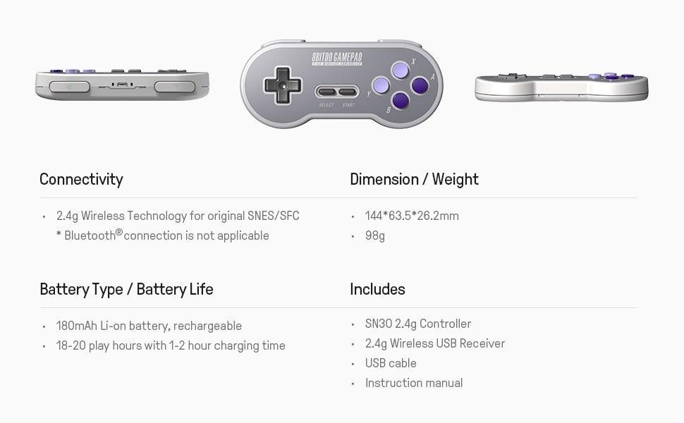 Sustainable Black 2.4G Wireless Gamepad Controller Compatible With PC Laptop Monitor Tablet Stevvex