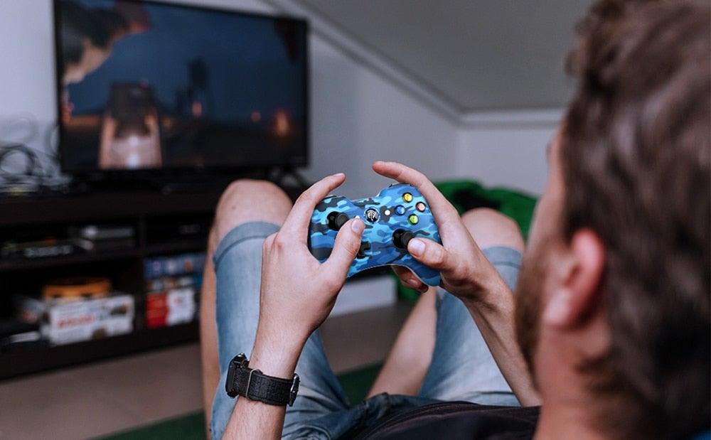Sustainable Black And Red Wireless Joystick PC Controller Gamepad Simple Cool Joystick Compatible With TV Box Tablet Stevvex