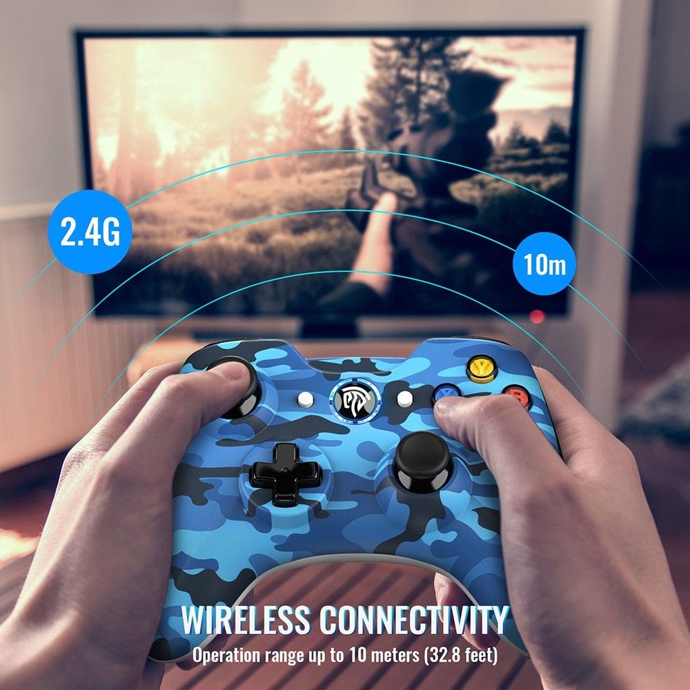 Sustainable Black And Red Wireless Joystick PC Controller Gamepad Simple Cool Joystick Compatible With TV Box Tablet Stevvex