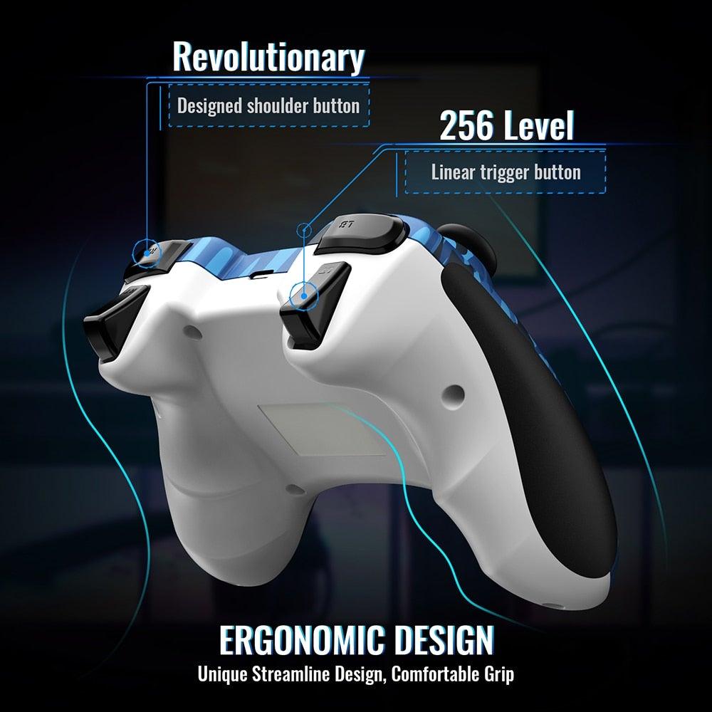 Sustainable Black And Red Wireless Joystick PC Controller Gamepad Simple Cool Joystick Compatible With TV Box Tablet Stevvex
