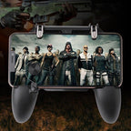 Sustainable Black Joystick Trigger Gamepad Controller Compatible With Smartphone Mobile Cellphone Portable Holder Quality Gaming Pads Stevvex