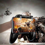 Sustainable Black Joystick Trigger Gamepad Controller Compatible With Smartphone Mobile Cellphone Portable Holder Quality Gaming Pads Stevvex