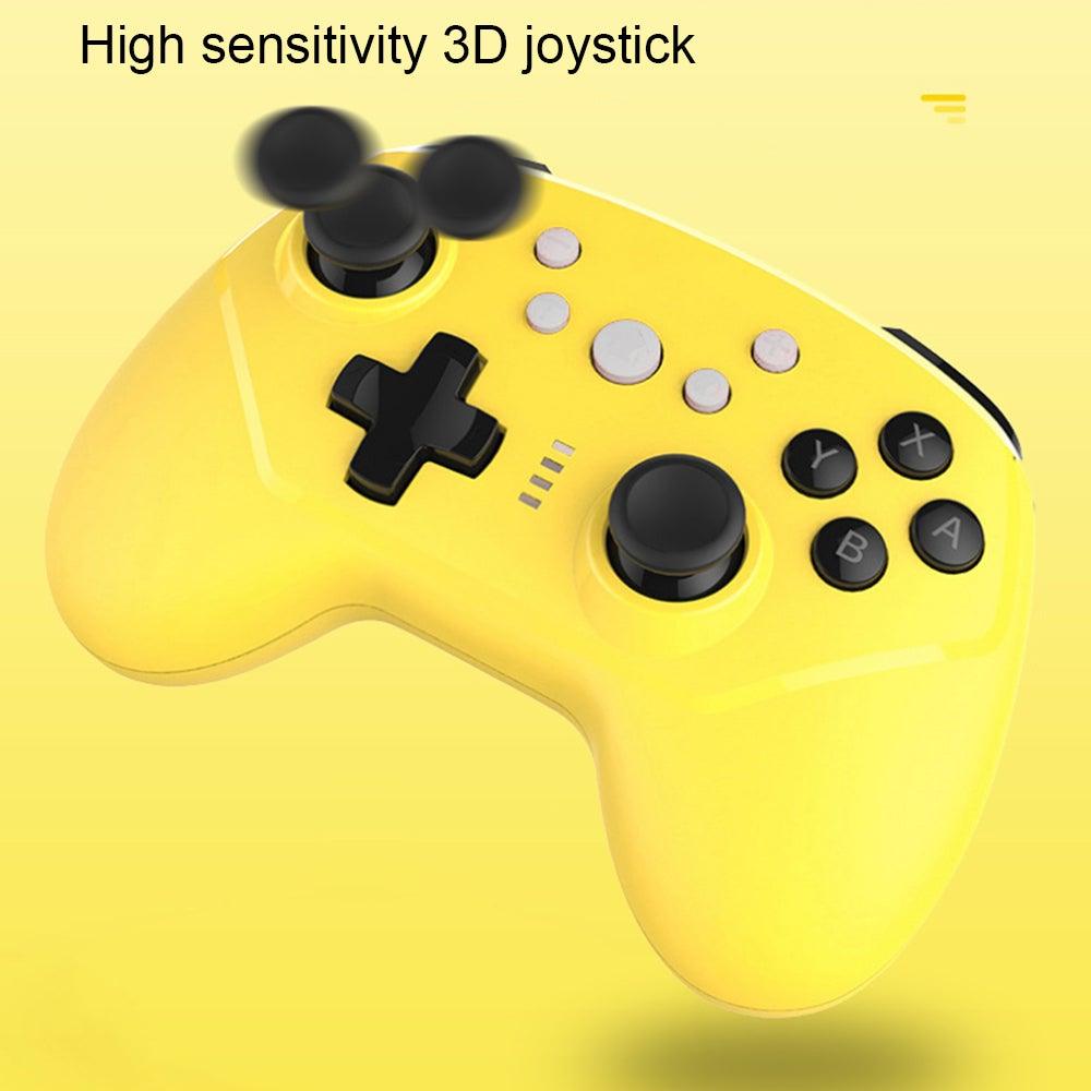 Sustainable Pro Wireless Joystick Bluetooth Gamepad Controller Vibration Compatible With PC Laptop Stevvex