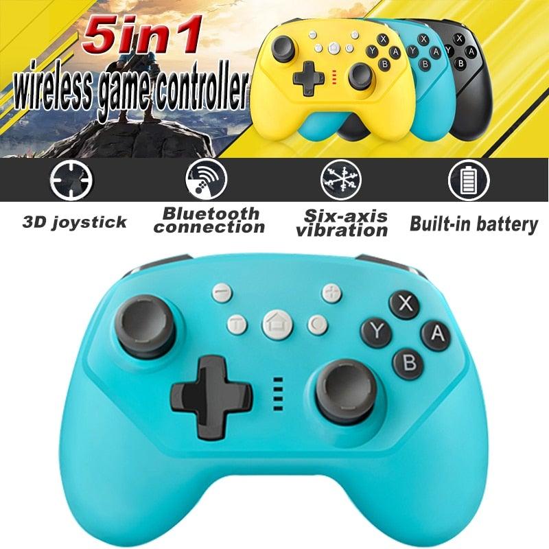 Sustainable Pro Wireless Joystick Bluetooth Gamepad Controller Vibration Compatible With PC Laptop Stevvex