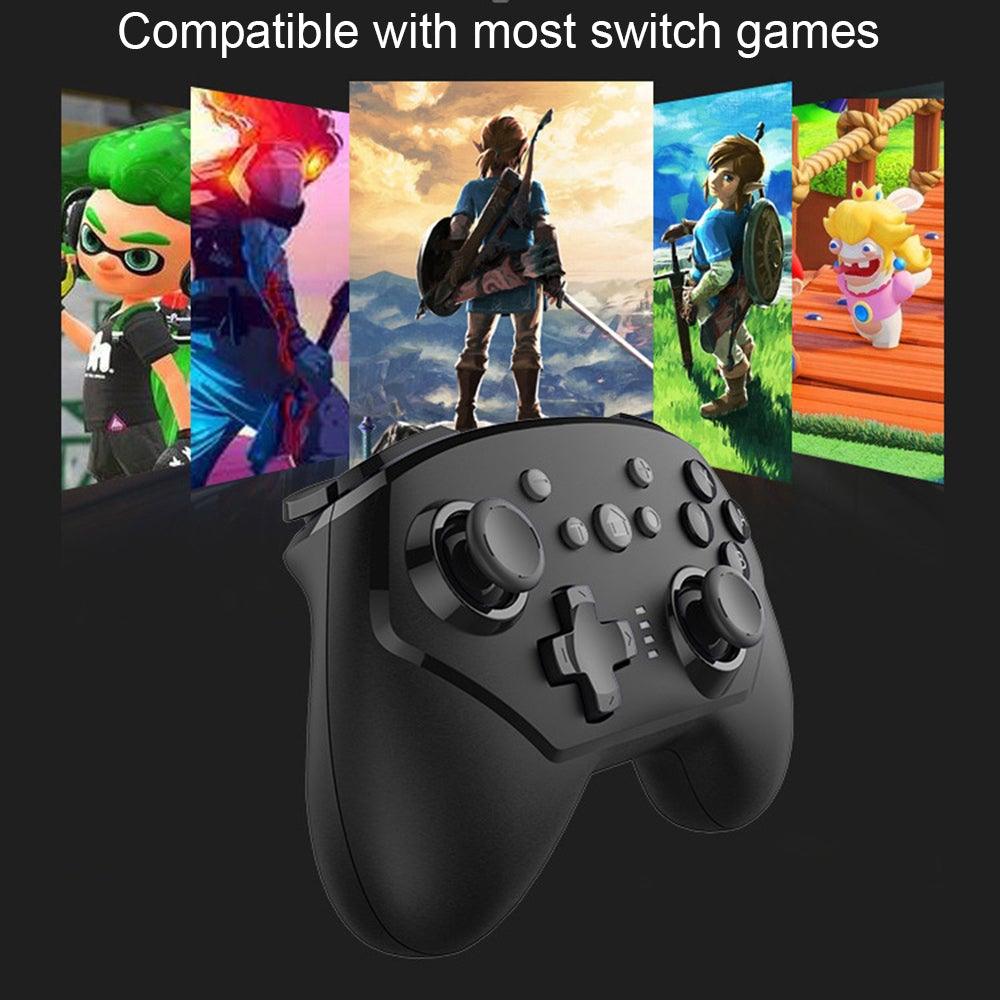 Sustainable Pro Wireless Joystick Bluetooth Gamepad Controller Vibration Compatible With PC Laptop Stevvex