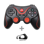 Sustainable White Wireless Joystick Gamepad PC Game Controller Support Bluetooth BT3.0 Compatible With Mobile Phone Tablet Wireless Controller Game Controller Gamepad Joystick Compatible With Slim 360 PC Windows 7 8 10 (White) Stevvex