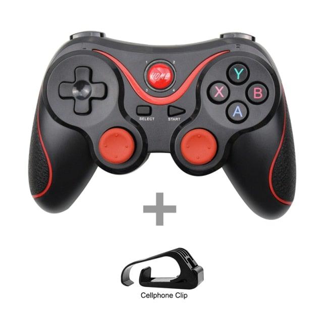 Sustainable White Wireless Joystick Gamepad PC Game Controller Support Bluetooth BT3.0 Compatible With Mobile Phone Tablet Wireless Controller Game Controller Gamepad Joystick Compatible With Slim 360 PC Windows 7 8 10 (White) Stevvex