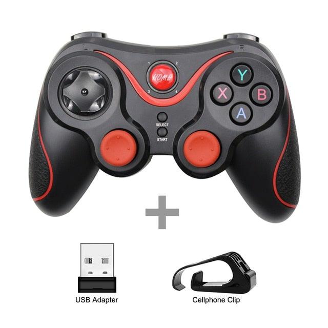 Sustainable White Wireless Joystick Gamepad PC Game Controller Support Bluetooth BT3.0 Compatible With Mobile Phone Tablet Wireless Controller Game Controller Gamepad Joystick Compatible With Slim 360 PC Windows 7 8 10 (White) Stevvex