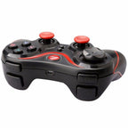 Sustainable White Wireless Joystick Gamepad PC Game Controller Support Bluetooth BT3.0 Compatible With Mobile Phone Tablet Wireless Controller Game Controller Gamepad Joystick Compatible With Slim 360 PC Windows 7 8 10 (White) Stevvex