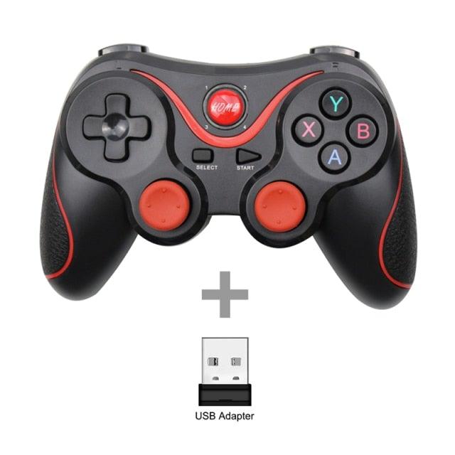 Sustainable White Wireless Joystick Gamepad PC Game Controller Support Bluetooth BT3.0 Compatible With Mobile Phone Tablet Wireless Controller Game Controller Gamepad Joystick Compatible With Slim 360 PC Windows 7 8 10 (White) Stevvex