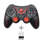 Sustainable White Wireless Joystick Gamepad PC Game Controller Support Bluetooth BT3.0 Compatible With Mobile Phone Tablet Wireless Controller Game Controller Gamepad Joystick Compatible With Slim 360 PC Windows 7 8 10 (White) Stevvex