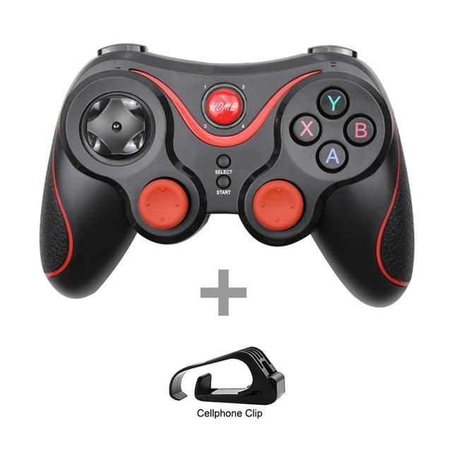 Sustainable White Wireless Joystick Gamepad PC Game Controller Support Bluetooth BT3.0 Compatible With Mobile Phone Tablet Wireless Controller Game Controller Gamepad Joystick Compatible With Slim 360 PC Windows 7 8 10 (White) Stevvex