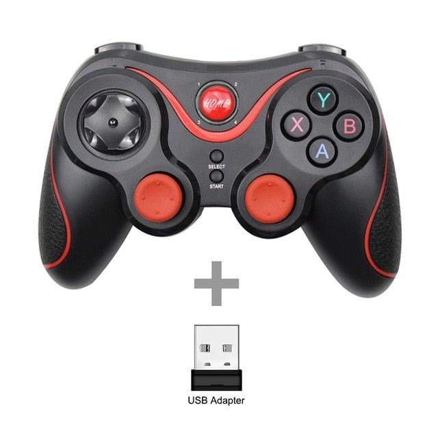 Sustainable White Wireless Joystick Gamepad PC Game Controller Support Bluetooth BT3.0 Compatible With Mobile Phone Tablet Wireless Controller Game Controller Gamepad Joystick Compatible With Slim 360 PC Windows 7 8 10 (White) Stevvex