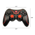 Sustainable White Wireless Joystick Gamepad PC Game Controller Support Bluetooth BT3.0 Compatible With Mobile Phone Tablet Wireless Controller Game Controller Gamepad Joystick Compatible With Slim 360 PC Windows 7 8 10 (White) Stevvex