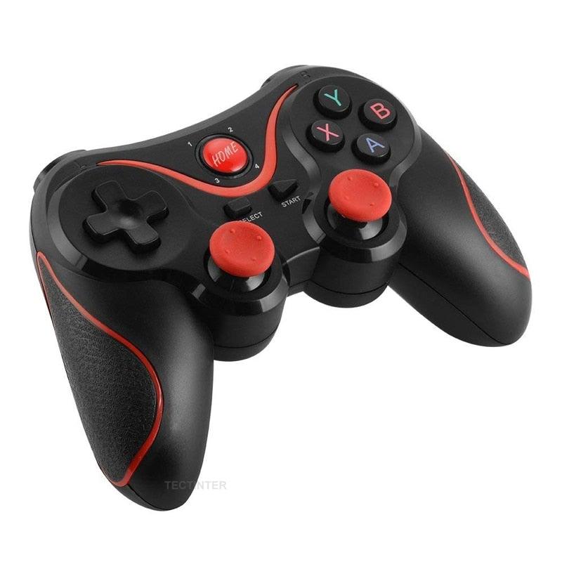 Sustainable White Wireless Joystick Gamepad PC Game Controller Support Bluetooth BT3.0 Compatible With Mobile Phone Tablet Wireless Controller Game Controller Gamepad Joystick Compatible With Slim 360 PC Windows 7 8 10 (White) Stevvex