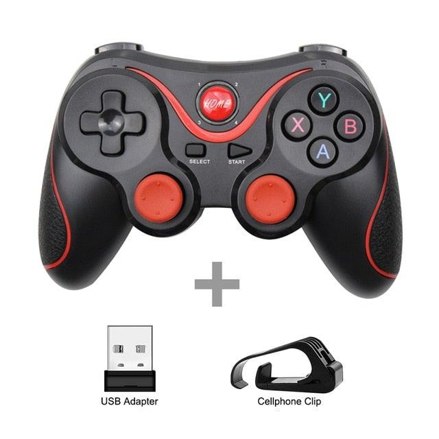 Sustainable White Wireless Joystick Gamepad PC Game Controller Support Bluetooth BT3.0 Compatible With Mobile Phone Tablet Wireless Controller Game Controller Gamepad Joystick Compatible With Slim 360 PC Windows 7 8 10 (White) Stevvex