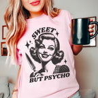 Sweet But Psycho Tee Peachy Sunday