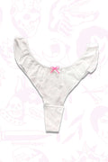 Sweet Cheeks Ruffle Thong Thrash Happy