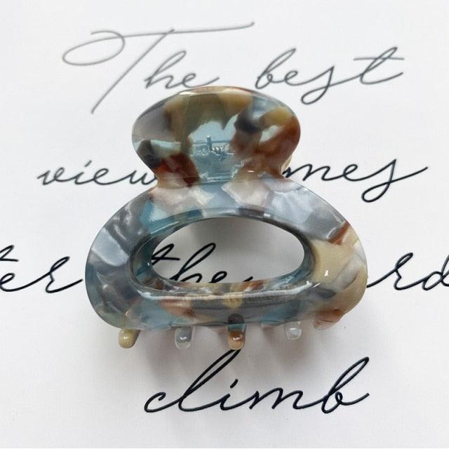 Sweet Mini Acetate Hair Clip for Women Girls Hair Claw Chic Barrettes Crab Hairpins Styling Claw Clips Fashion Hair Gorgeous Hair Accessories For Women Stevvex