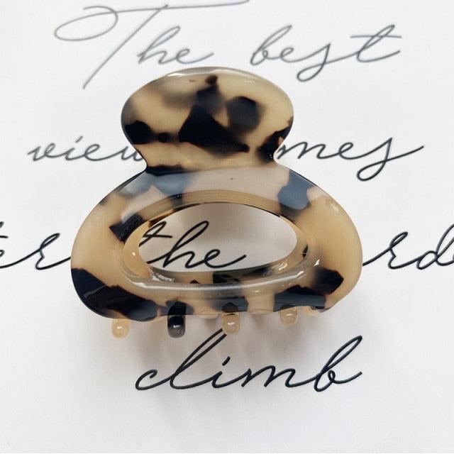 Sweet Mini Acetate Hair Clip for Women Girls Hair Claw Chic Barrettes Crab Hairpins Styling Claw Clips Fashion Hair Gorgeous Hair Accessories For Women Stevvex