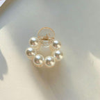 Sweet Mini Round Pearl Hair Clips for Women Girls Hair Claw Chic Barrettes Claw Crab Hairpins Styling Gorgeous Fashion Hair Accessories For Women