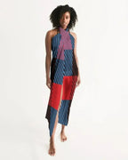 Sheer Multicolor Swimsuit Cover Up