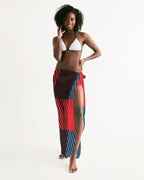 Sheer Multicolor Swimsuit Cover Up