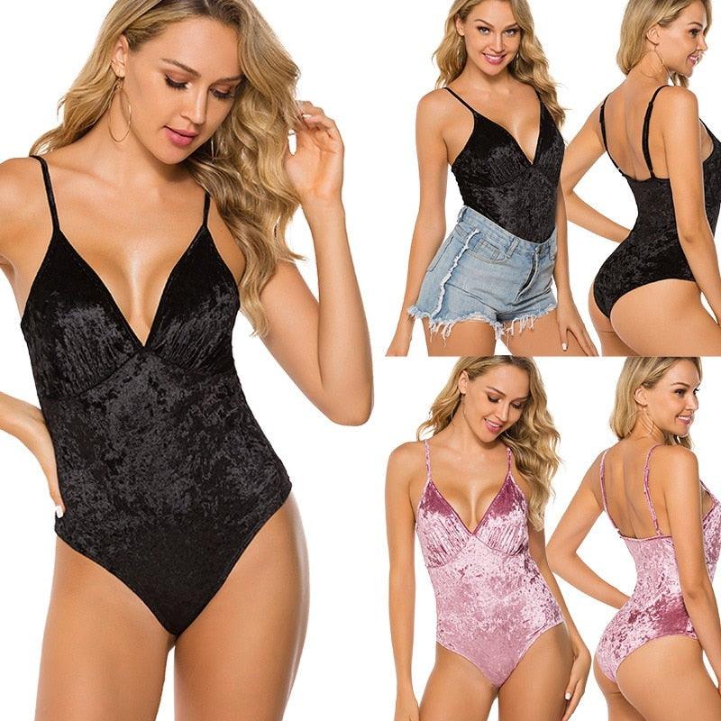 Swimsuit One Piece Backless  Beach Swimwear Women One Piece Swimsuits Plunge V Neck Bathing Suits Lace up Monokini Strappy Cutout Swimwear Bikini Bathing Suit Push Up Women's Swimwear Bodysuit For Women Stevvex