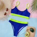 Swimwear Women Swimsuit Push Up Bikinis Fashion Women's Solid Color Bikini Pad Swimwear Swimsuit Beachwear Set Triangle Bikini Bathing Suits Stevvex