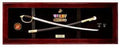 USMC NCO Sword Display Case, Sword Cases, Marine Sword frame made Real Quality Wood The Military Gift Store