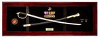 USMC NCO Sword Display Case, Sword Cases, Marine Sword Frame The Military Gift Store