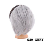 Synthetic Messy Bun Scrunchie Chignon With Elastic Hair Bands Donut Straight Ponytail Hair Pieces For Women Hair Extensions Clip in Hair Extension For Volumized Hair Buns For Girls