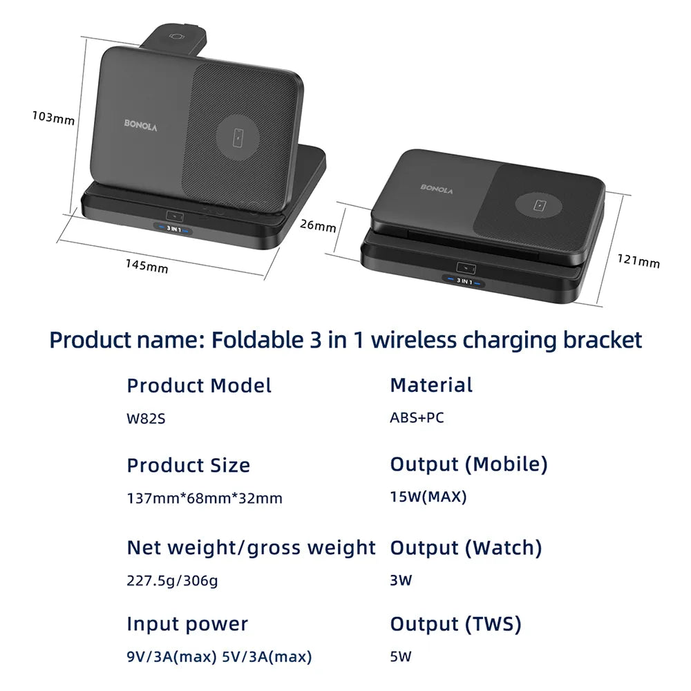 Fast Wireless Portable Charger Pi-Mart