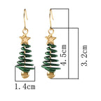 Christmas Earrings Tree Star DIY Earrings Lootquake LLC