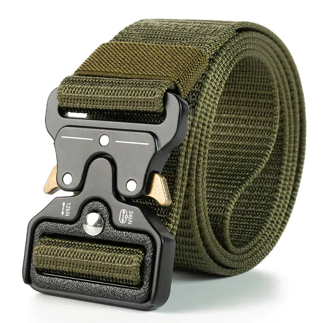 Men's Multifunctional Tactical Canvas Hunting Belt Pi-Mart