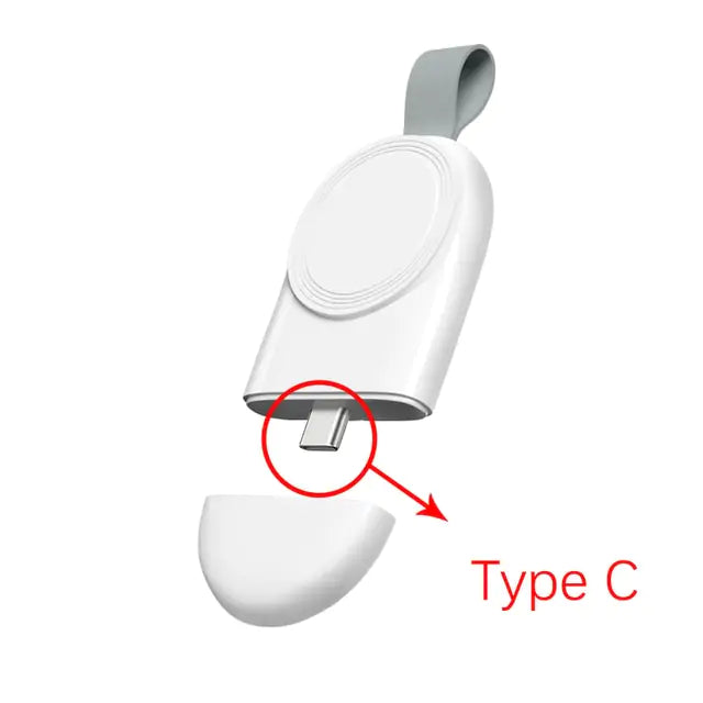 USB C Portable Wireless Charger for IWatch Pi-Mart
