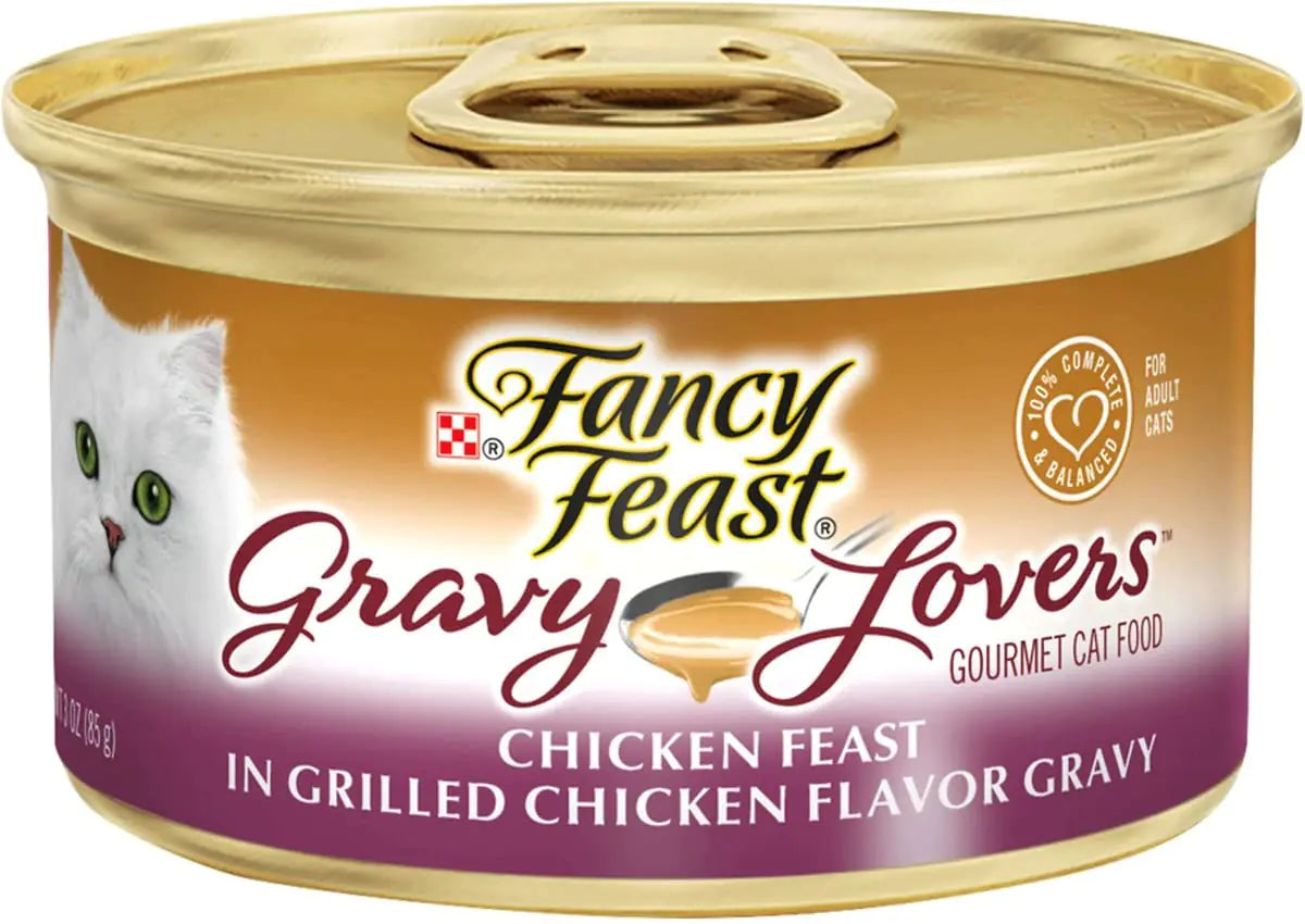 Fancy Feast Gourmet Wet Cat Food Gravy Lovers Feast 12 cans (Chicken Feast) Lootquake LLC
