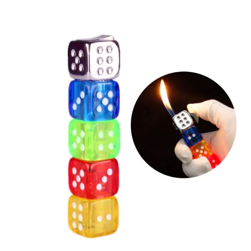 Novelty Funny Dice Type Free Fire Lighter Pi-Mart