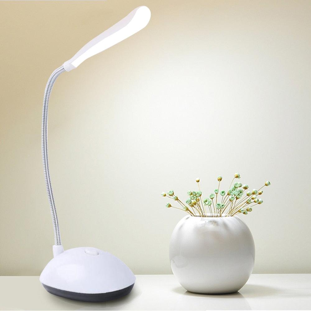 Table Lamp For Study LED Desk Lamp 3XAAA Battery Not Include Dimmable Mini Table Top Lantern Cute Book Light Office Smart Decorative Table Lamp Cute Study Lamps for Bedroom Décor Stevvex