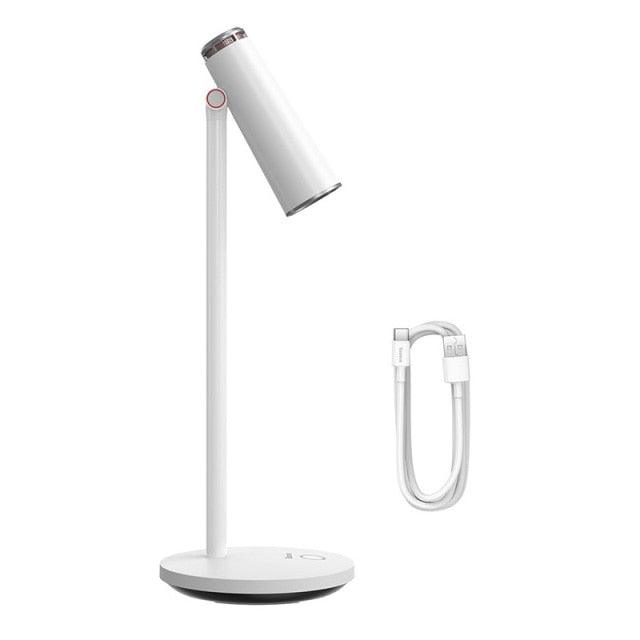 Table Lamp LED Desk Night Lamp Eye Protection Study Reading Light USB Rechargeable Desktop Office Work Table Lamp Decorative Table Lamp Cute Study Lamps for Bedroom Décor