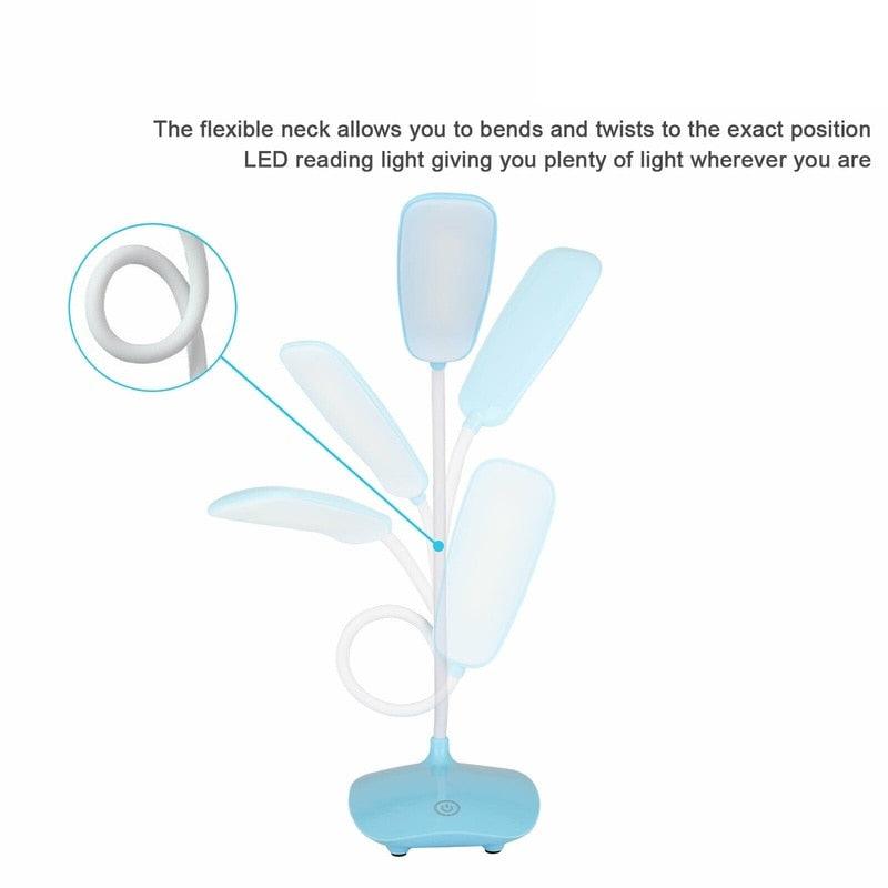 Table Lamp, Rechargeable Table Lamp, Study Room Lamp, Modern Table Lamp, Flexible for Students To Read, Study Room Table Lamp Decorative Table Lamp Cute Study Lamps for Bedroom Décor