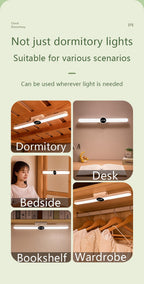 Table Lamp Table Clock USB Lamp Magnetic Led Desk Lamp Study Office Light Rechargeable Bedroom Bedside Children Lamp Decorative Table Lamp Cute Study Lamps for Bedroom Décor
