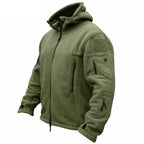 Tactical Jacket Combat Jacket Outdoor Sports Hiking Men's Lightweight Soft Jacket Warm Multi-Pockets Outdoor Hooded Jacket Adventure Jacket For Hiking Training Stevvex